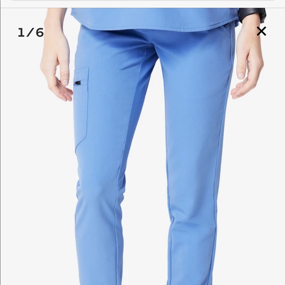 Figs Zamora Joggers. Ceil blue. NWT.